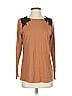 Susan Graver Brown Long Sleeve Top Size XS - photo 1