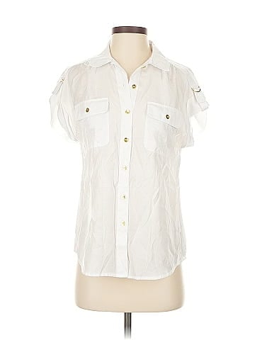 Jones New York Signature Short Sleeve Blouse (view 1)