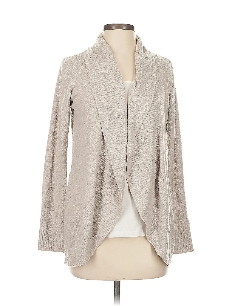 Click to view more detailed imagery on our partner's website Pre-owned Barefoot Dreams Cardigan Sweater In Gray