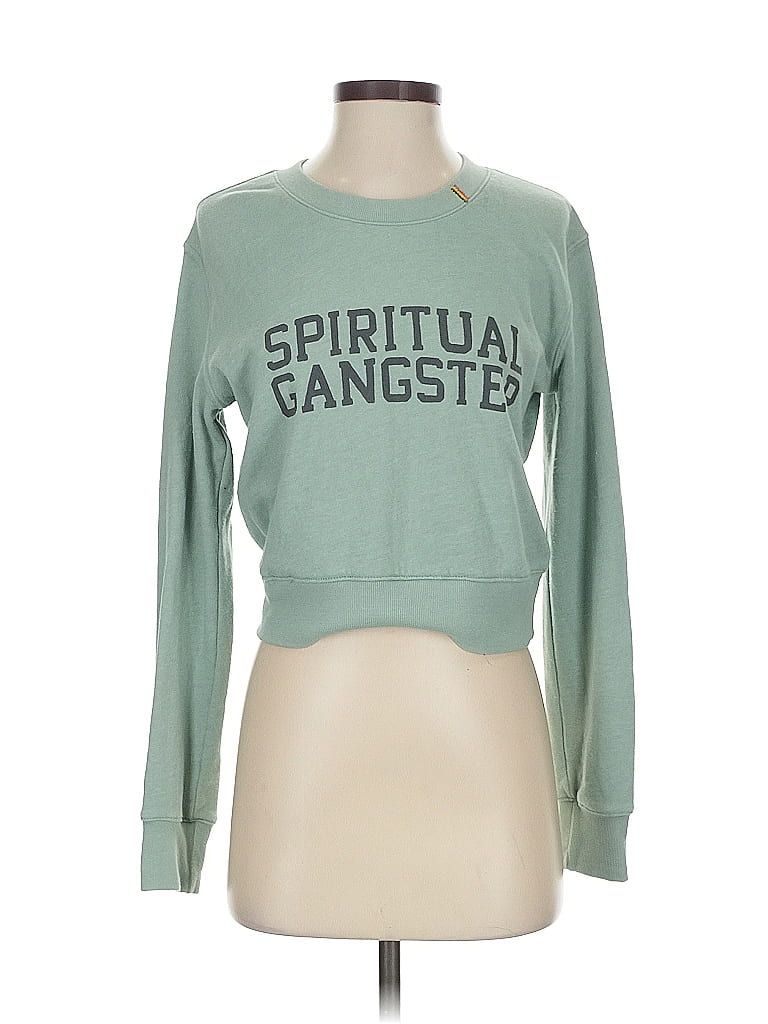 Spiritual Gangster Teal Sweatshirt Size XS - photo 1