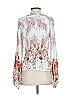 Free People 100% Polyester White 3/4 Sleeve Blouse Size S - photo 2