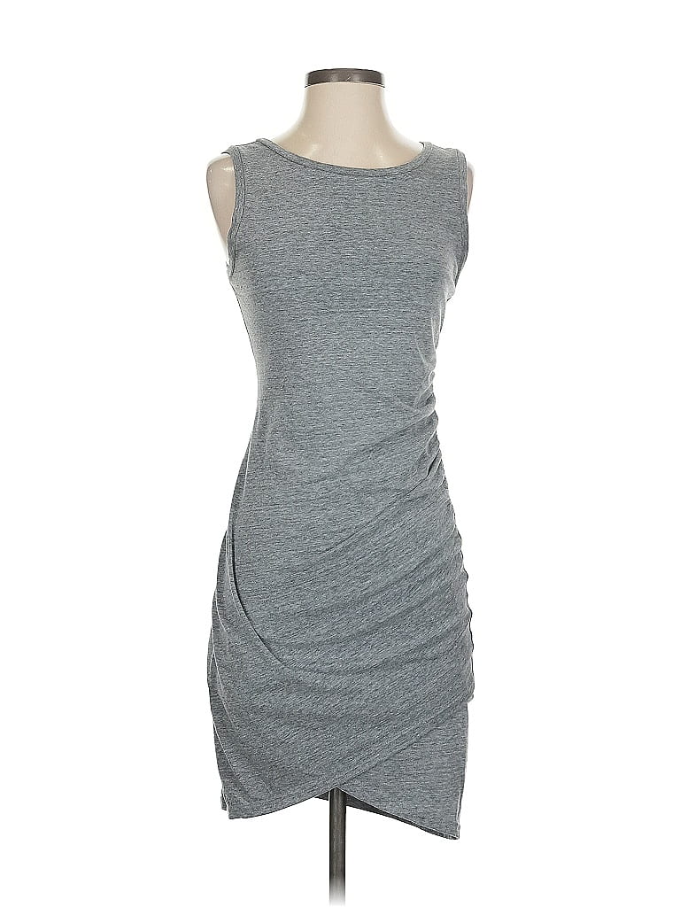 Pre-owned Leith Casual Dress In Gray