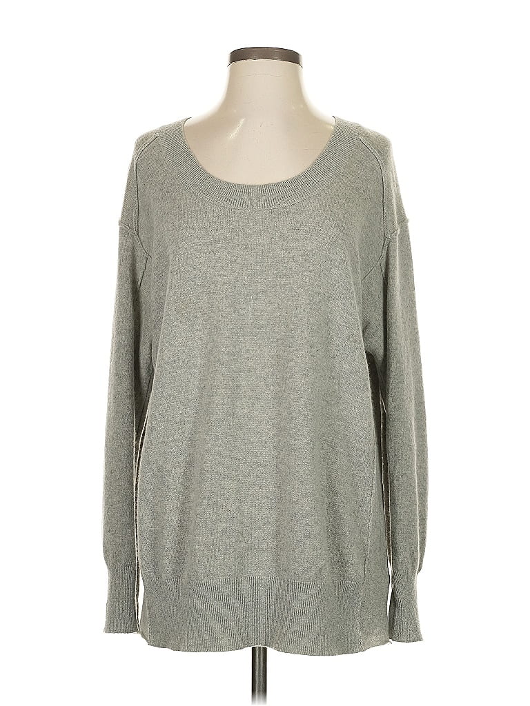 Pre-owned Michael Michael Kors Cashmere Pullover Sweater In Gray