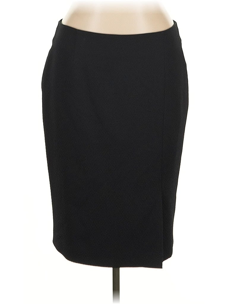 Le Suit 100% Polyester Solid Black Formal Skirt Size 16 - photo 1