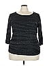 Ashley Stewart Black Pullover Sweater Size 22 - 24 Plus - photo 1