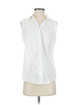 Talbots Sleeveless Button Down Shirt