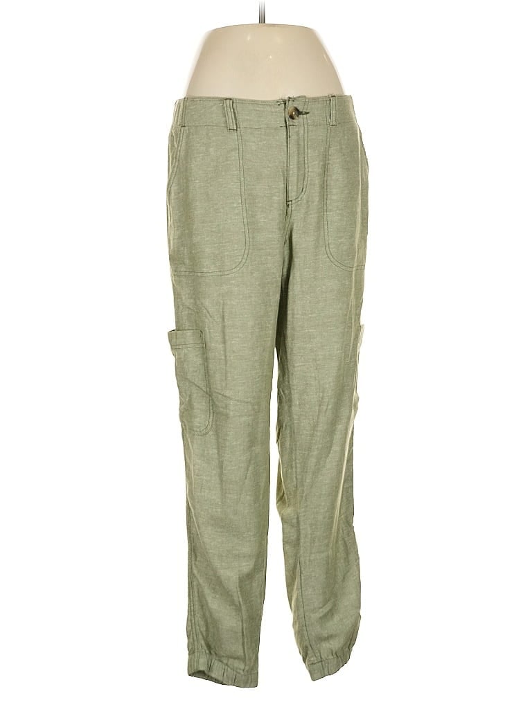 Pre-owned Sonoma Goods For Life Linen Pants In Green