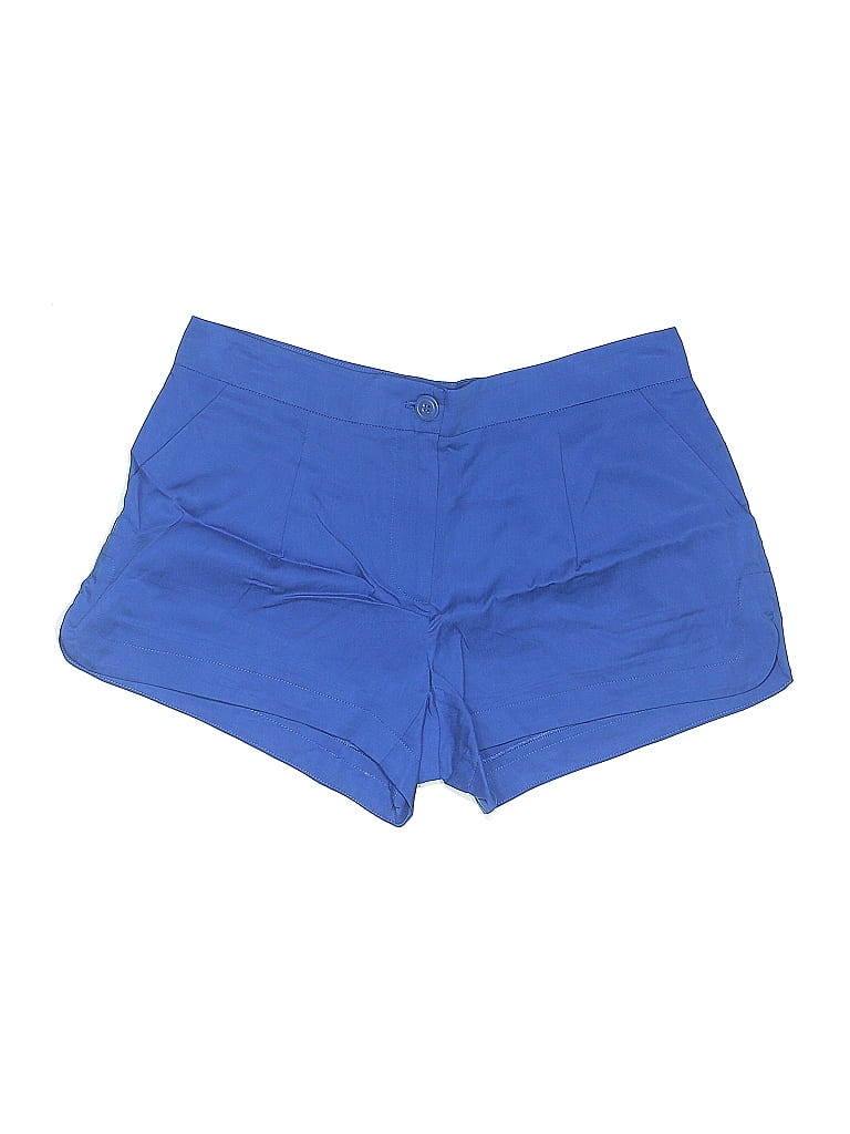Bebe Solid Blue Shorts Size 8 - photo 1