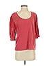 Sundry 100% Pima Cotton Red 3/4 Sleeve T-Shirt Size Sm (1) - photo 1