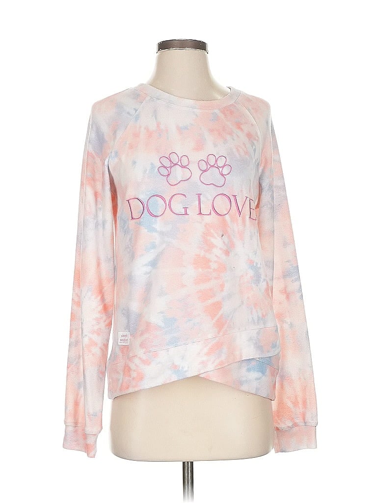 Simply Southern Tie-dye Pink Sweatshirt Size S - photo 1