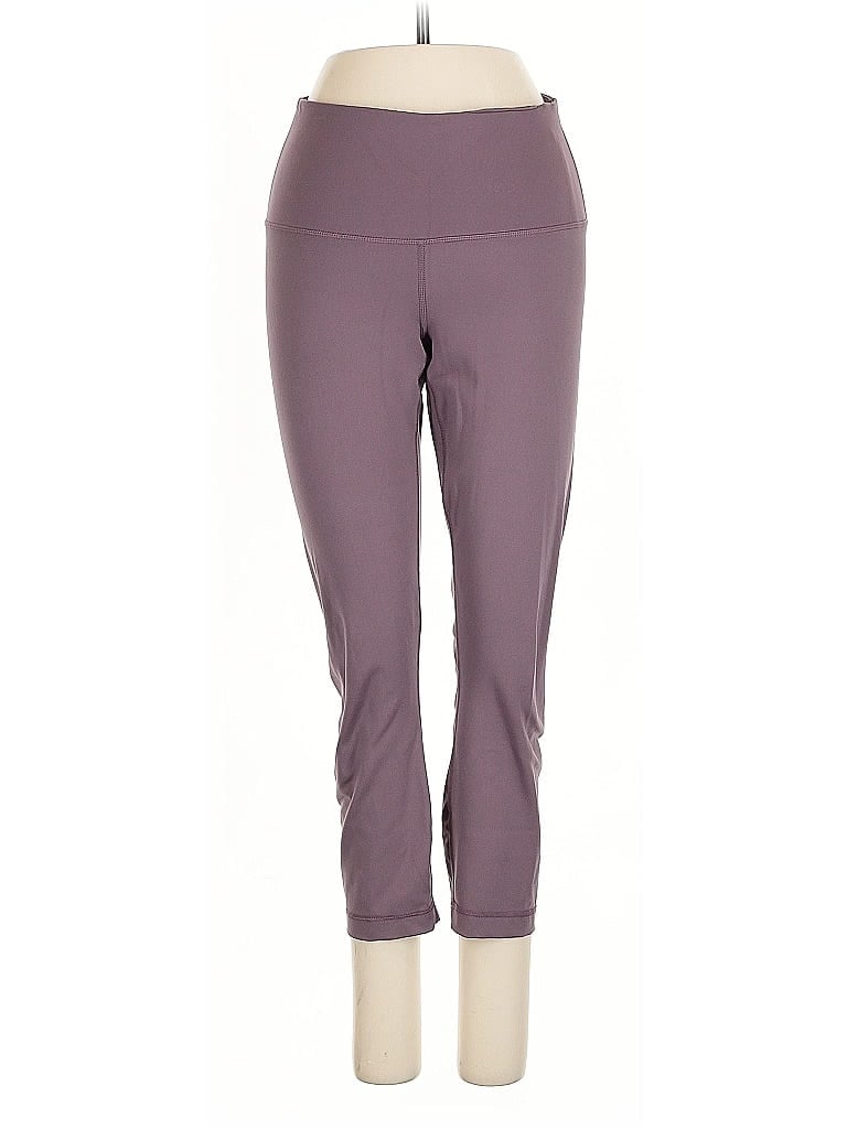 Pre-owned Yogalicious Active Pants In Purple