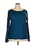 Tommy John Teal Long Sleeve Henley Size XXL - photo 1