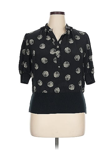 Alfani Short Sleeve Silk Top (view 1)