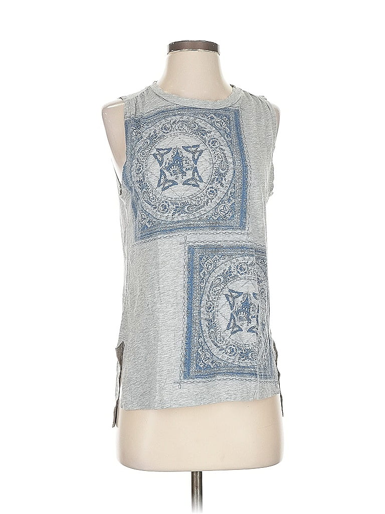 Tiny Silver Sleeveless T-Shirt Size S - photo 1