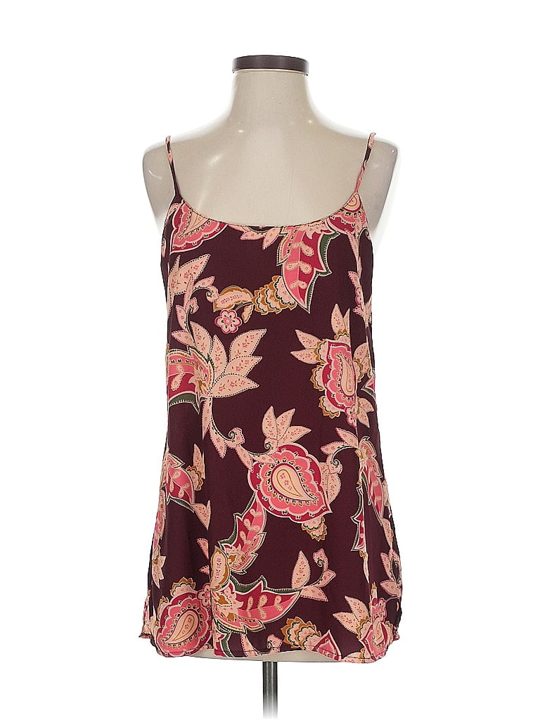 Pre-owned Show Me Your Mumu Sleeveless Blouse In Brown