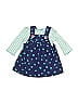 Carter's 100% Cotton Teal Dress Size Newborn - photo 1