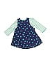 Carter's 100% Cotton Teal Dress Size Newborn - photo 2