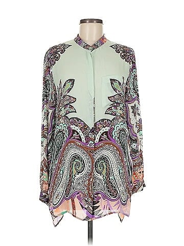 ETRO Long Sleeve Silk Top (view 1)