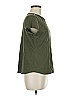 Liz Claiborne 100% Cotton Solid Green Short Sleeve T-Shirt Size M - photo 3