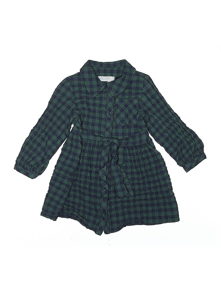 Zara Baby Green Dress Size 4 - 5 - photo 1