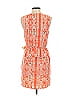 Forever 21 Contemporary 100% Polyester Print Orange Casual Dress Size S - photo 2