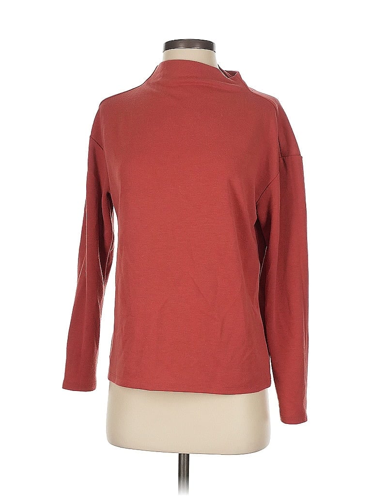 Pre-owned Ann Taylor Turtleneck Sweater In Red
