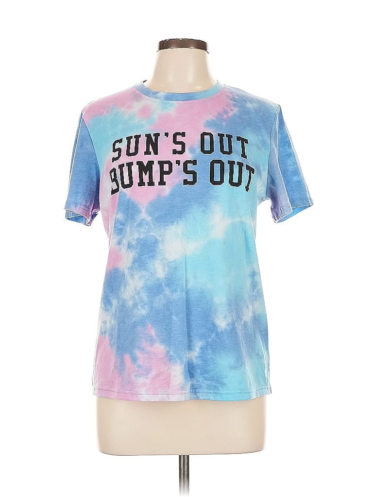 Pre-owned Unbranded Short Sleeve T-shirt In Blue