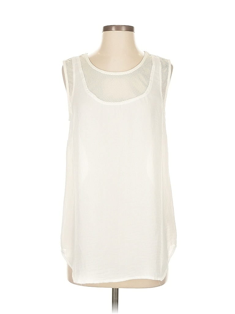 Pre-owned Cabi Sleeveless T-shirt In White