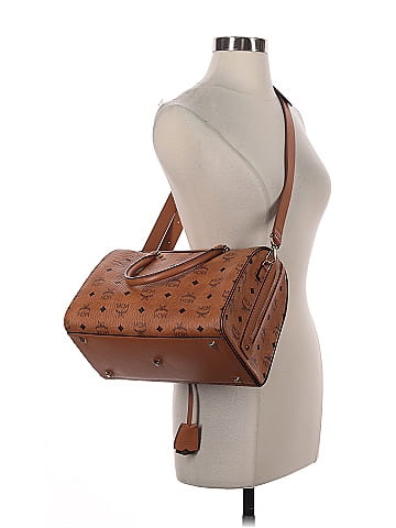 MCM Visetos Medium Boston Satchel (view 2)