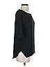 XCVI Black 3/4 Sleeve Top Size S - photo 3