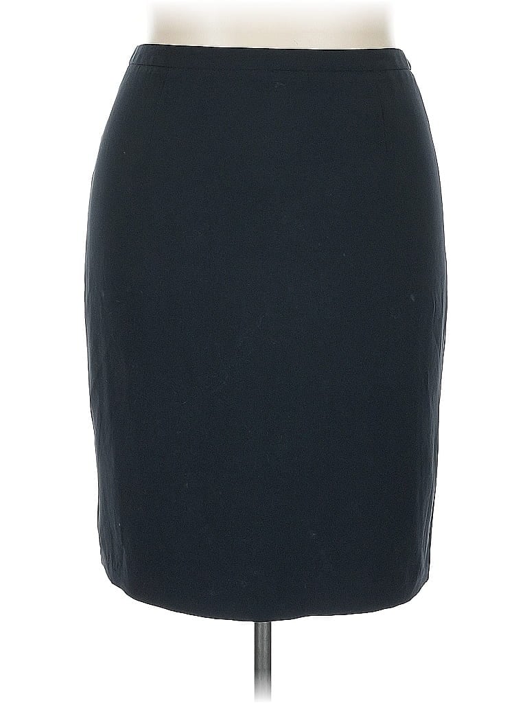 Eva Mendes by New York & Company Solid Black Formal Skirt Size 18 - photo 1