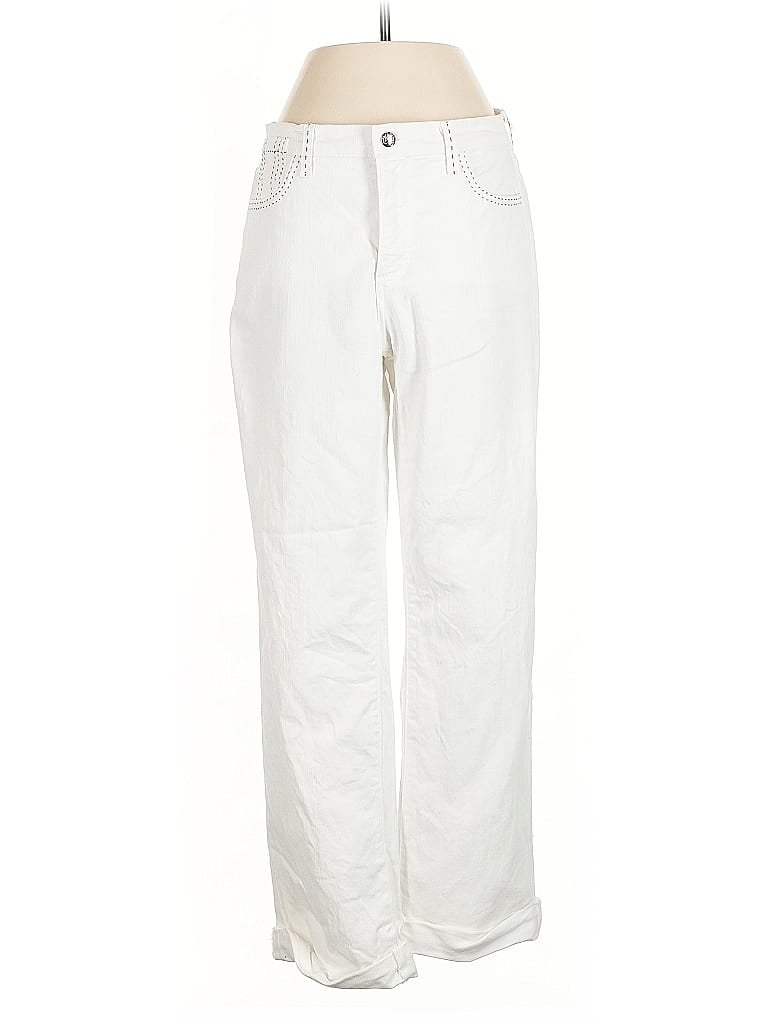 NYDJ Pre-owned Casual Pants In White
