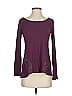 Charming Charlie Burgundy Long Sleeve T-Shirt Size S - photo 1