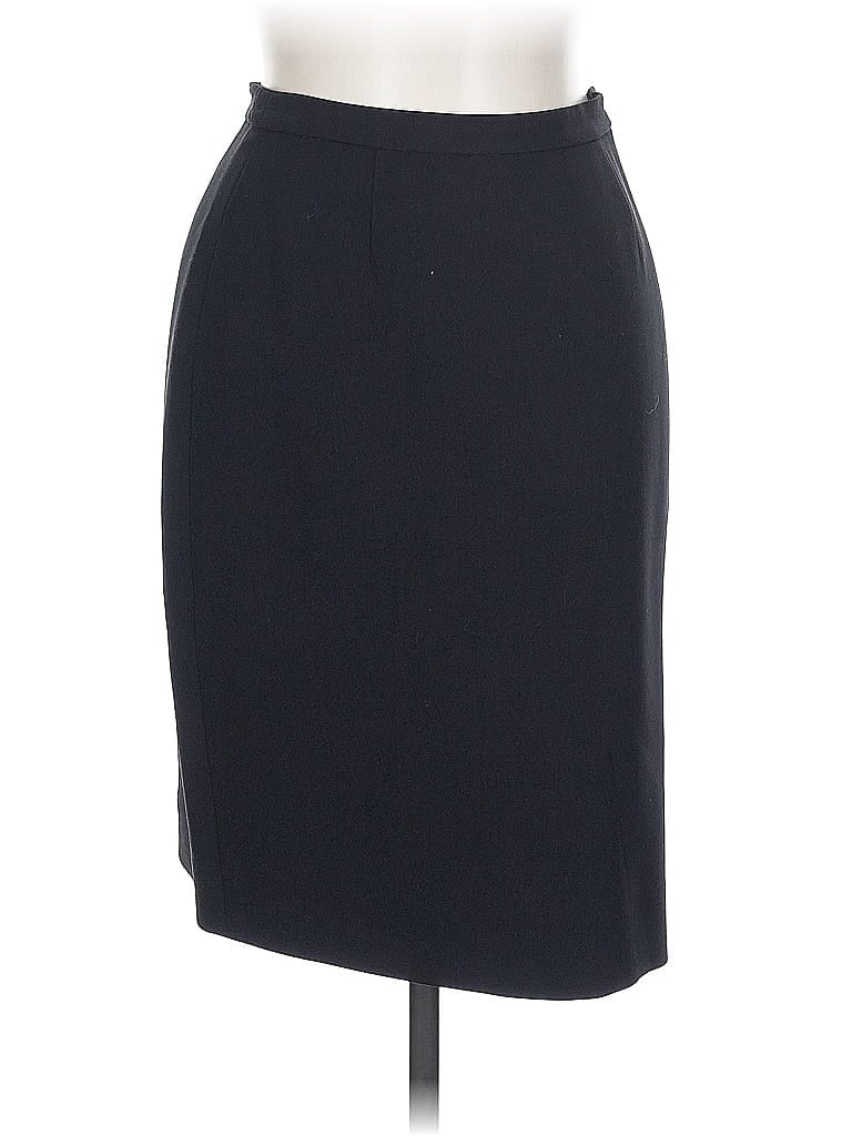 Giorgio Armani Solid Black Formal Skirt Size EU 42 / US 12 - photo 1