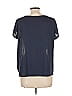 Tiny 100% Polyester Ivory Blue Short Sleeve Blouse Size L - photo 2