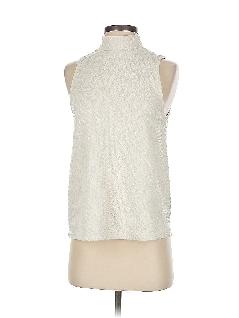 Eri + Ali Ivory Sleeveless Top Size S - photo 1