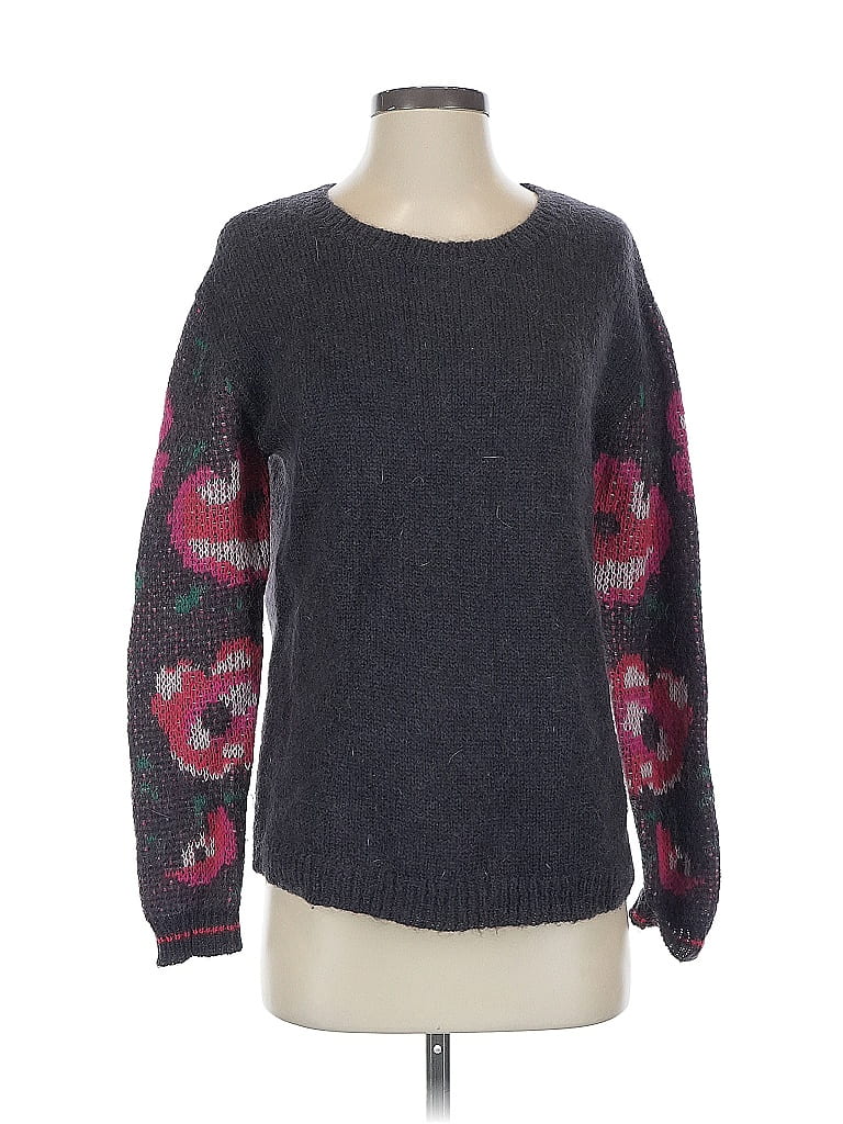Sundance Floral Gray Pullover Sweater Size XS - photo 1