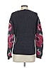 Sundance Floral Gray Pullover Sweater Size XS - photo 2