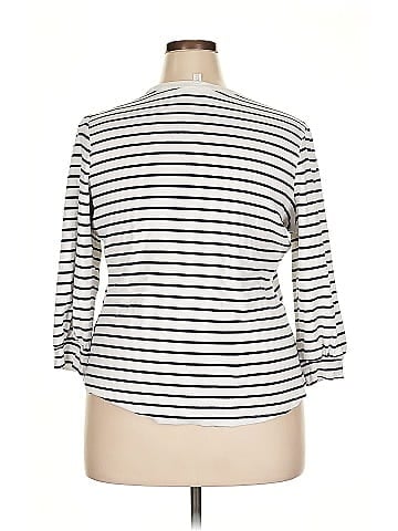 LC Lauren Conrad 3/4 Sleeve T-Shirt (view 2)