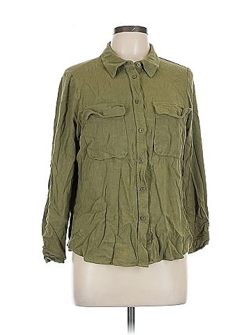 Adrianna Papell 3/4 Sleeve Button-Down Shirt (view 1)