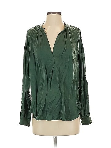 Xirena Long Sleeve Silk Top (view 1)