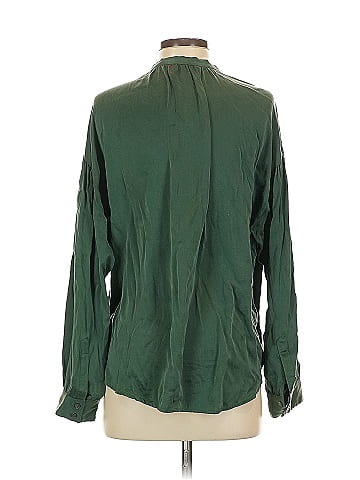 Xirena Long Sleeve Silk Top (view 2)