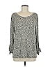 Ann Taylor LOFT Outlet Gray Long Sleeve Blouse Size M - photo 1