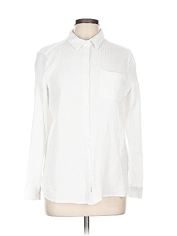 Anne Klein Long Sleeve Button-Down Shirt (view 1)