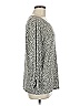 Ann Taylor LOFT Outlet Gray Long Sleeve Blouse Size M - photo 4