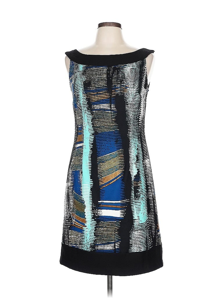 Pre-owned Connected Apparel Cocktail Dress In Blue