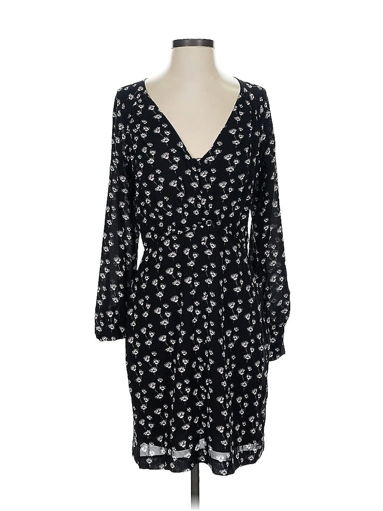 Tanya Taylor 100% Silk Polka Dots Black Casual Dress Size 4 - photo 1