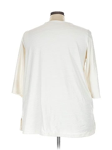Woman Within 3/4 Sleeve Top (view 2)