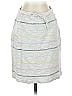 Lou & Grey for LOFT Stripes Gray Casual Skirt Size S - photo 1