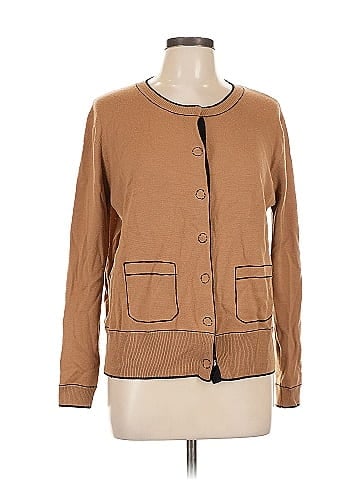 Pink Tartan Wool Cardigan (view 1)